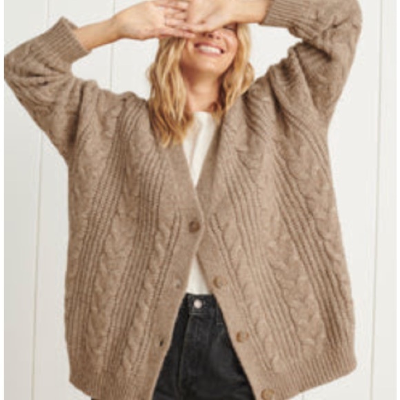 Jenni Kayne Sweaters - Jenni Kayne Cable Cocoon Cardigan
